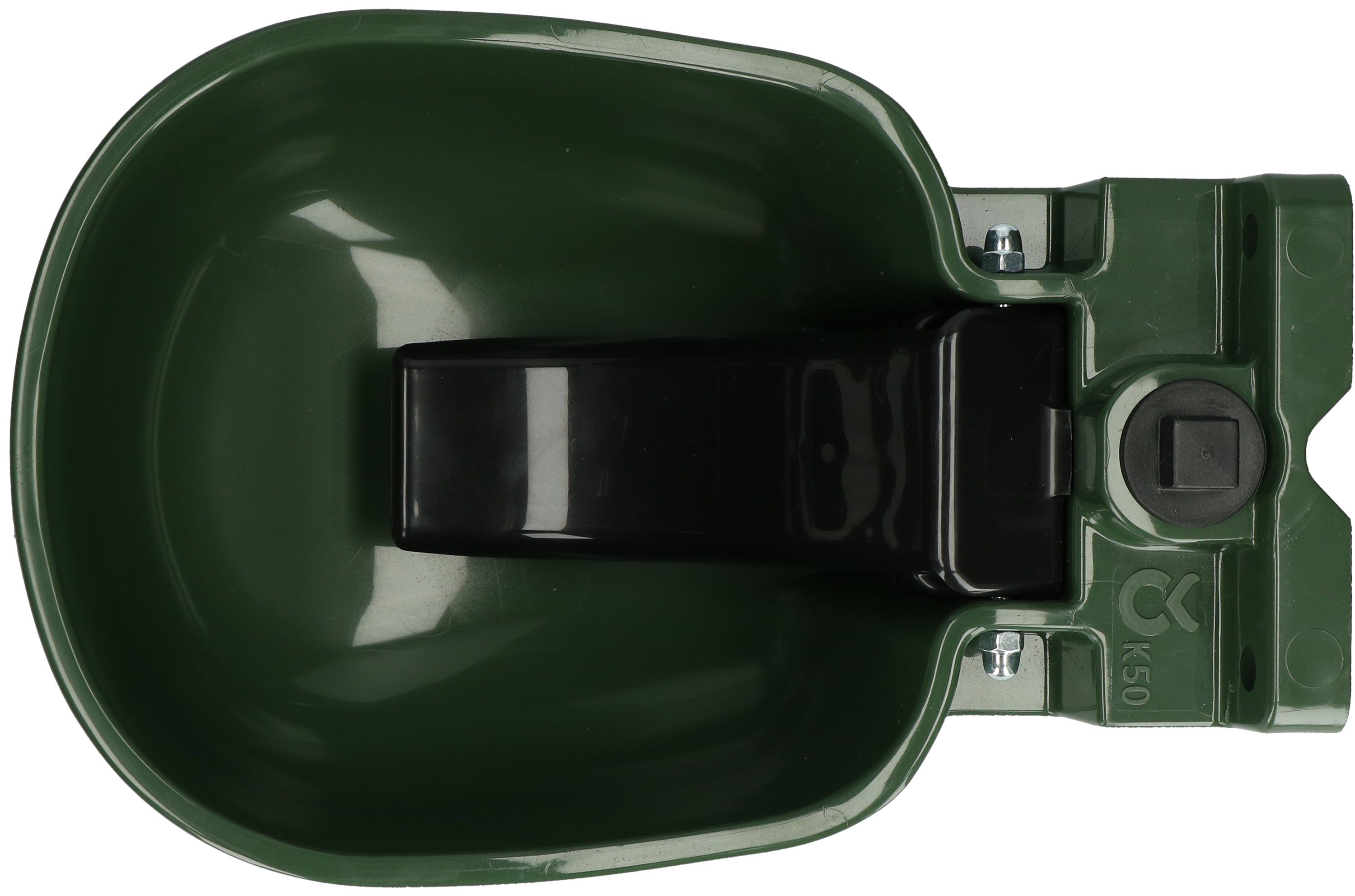 Drinkbak KS met lepel groen