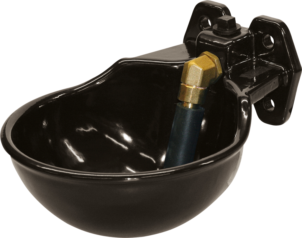 Drinkbak + staaf geemailleerd Complete set