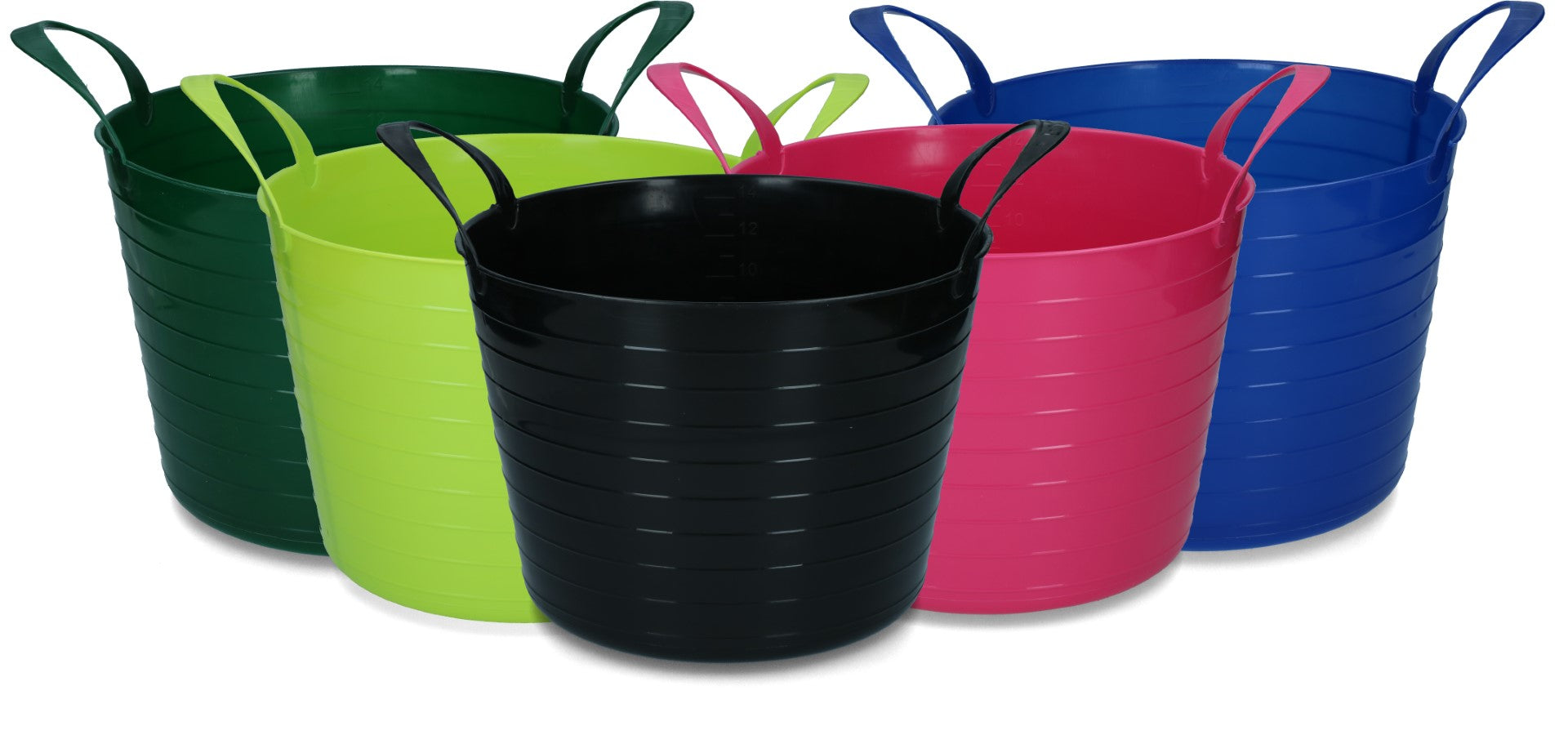 Emmer V-Trug Flexi 14 l Groen