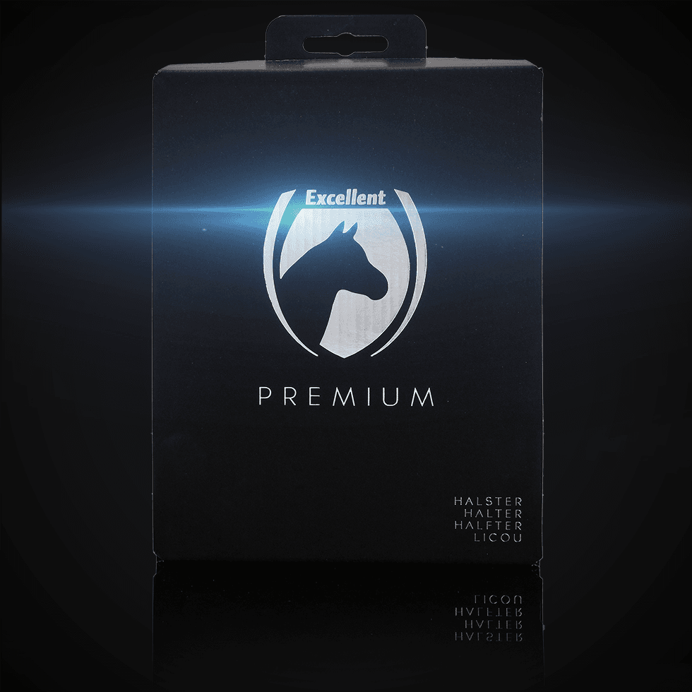 Excellent Premium Halster Zwart XS