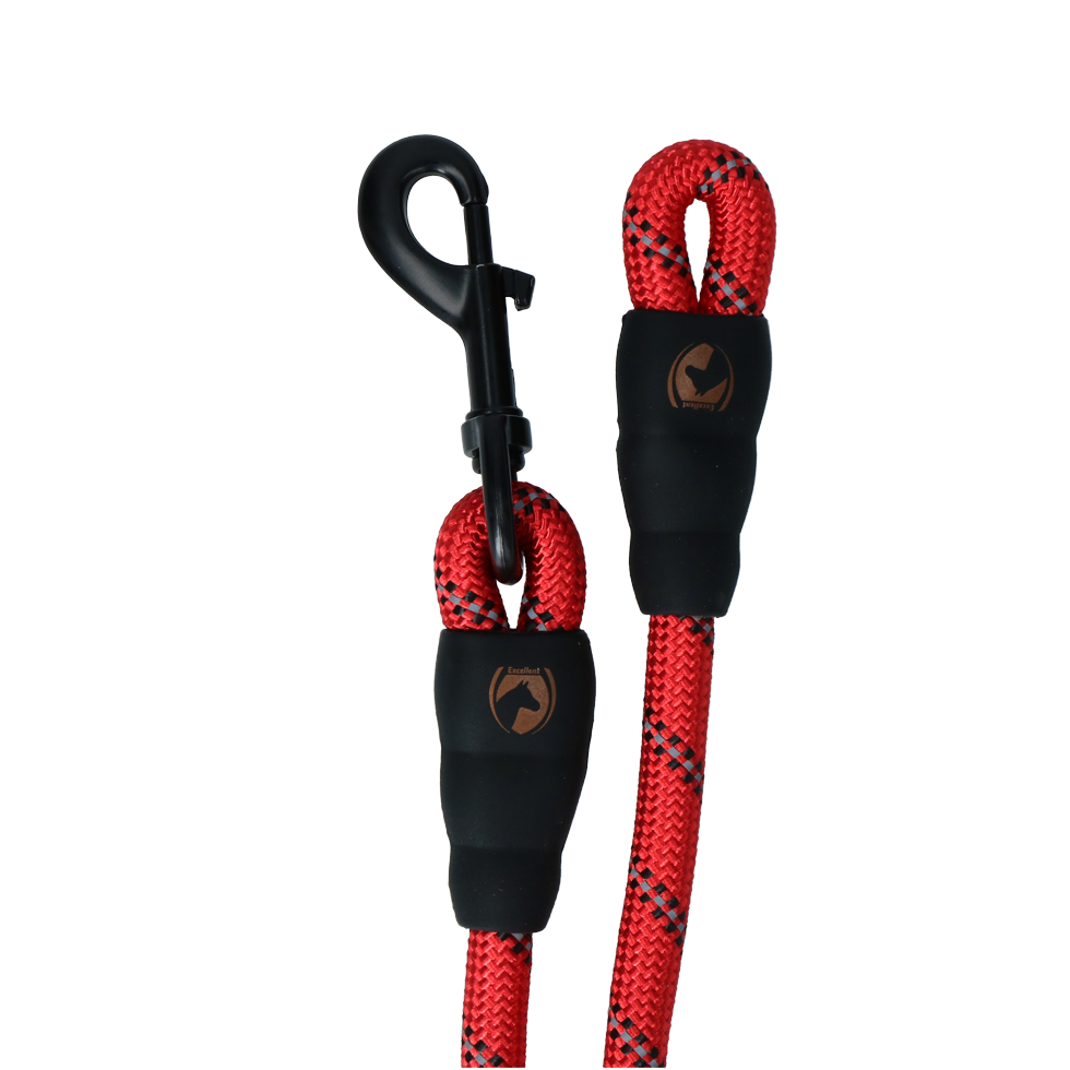 Halstertouw Exclusive Reflective Rood