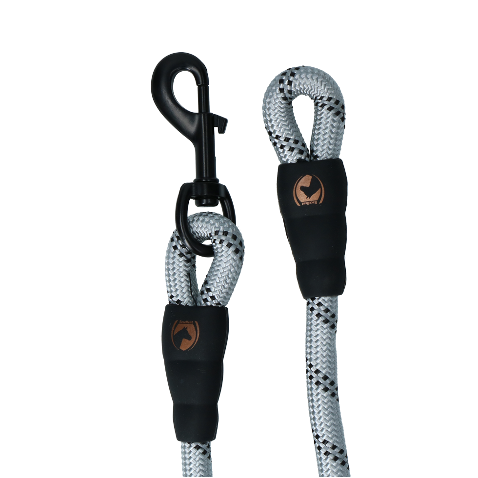 Halstertouw Exclusive Reflective Grijs