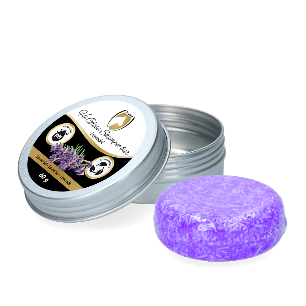 Excellent Horse Hi Gloss Shampoo Bar Lavendel 60 g