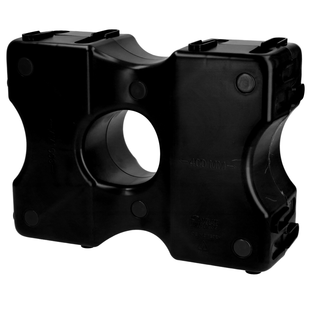 Vplast Cavaletti Hindernisblokken 2 st Zwart