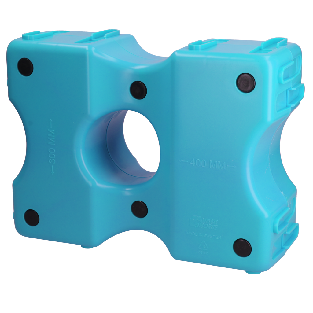 Vplast Cavaletti Hindernisblokken 2 st Blauw