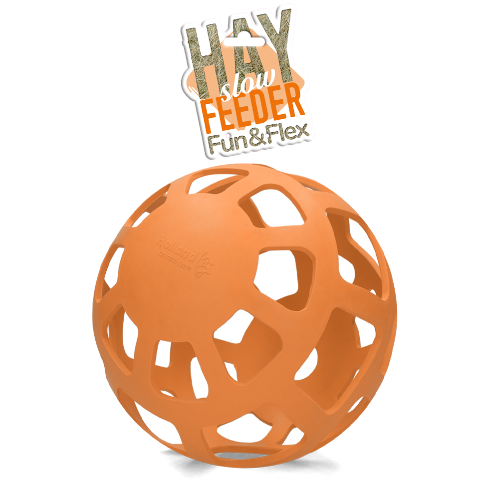 Hay Slow Feeder Fun & Flex Oranje