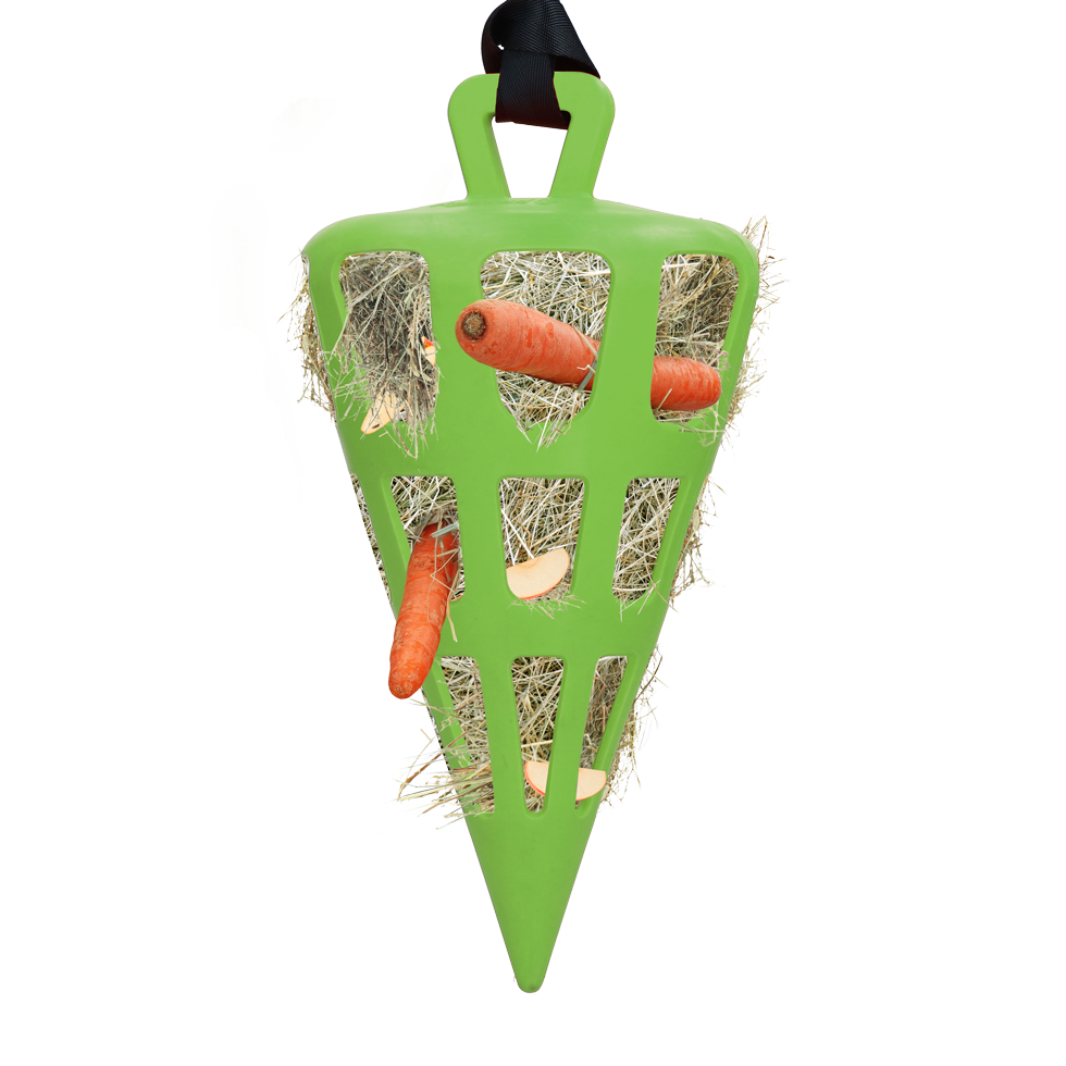 Hay Slow Feeder Fun & Flex Carrot Groen