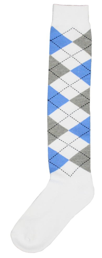 Kniekous RE wit/l.blauw/l.grijs 43-46