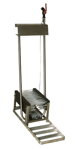 Vink Laarzenreiniger RVS Laag (3 borstels)