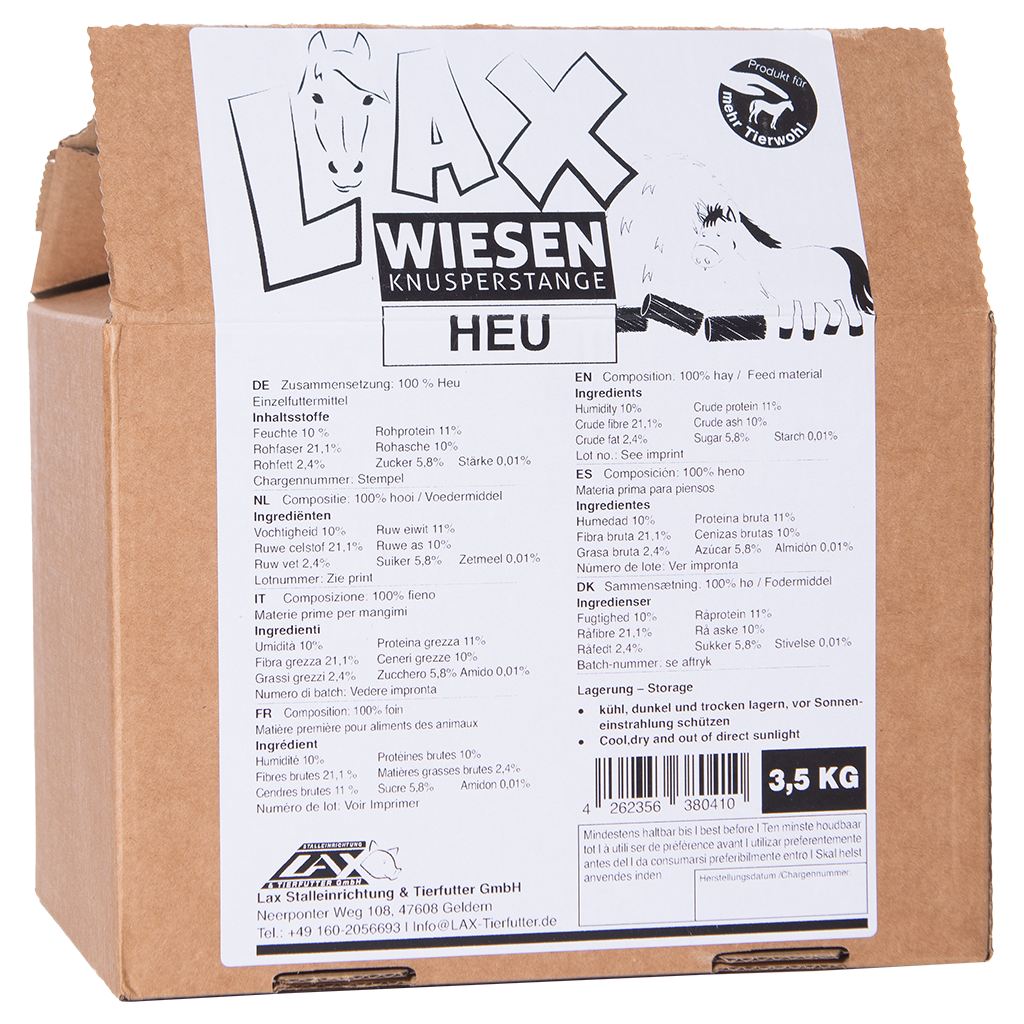 Lax Weide Knabbelblok Hooi