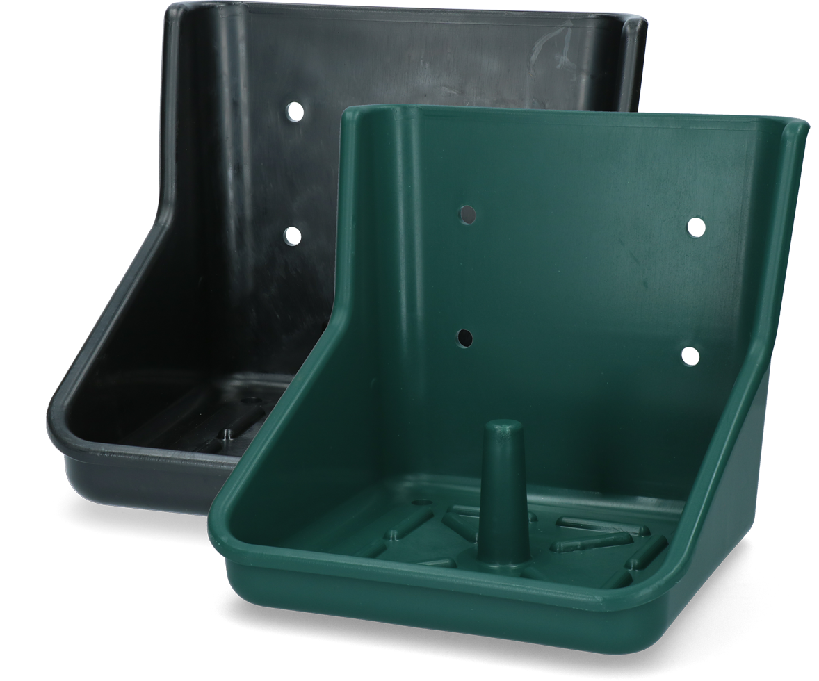 Liksteenhouder kunststof Robu 10 kg liksteen Groen