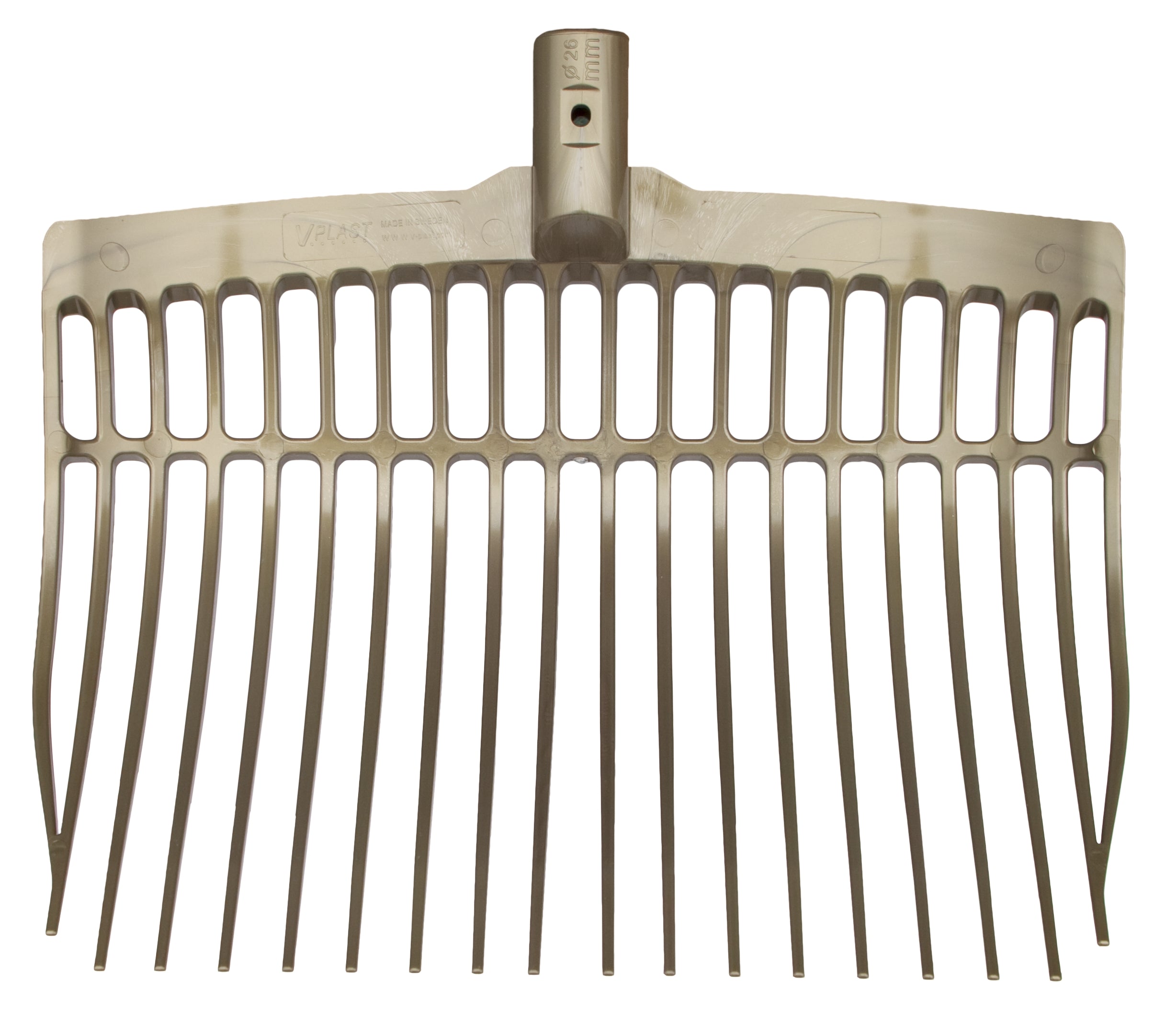 Mestvork zonder steel Goud