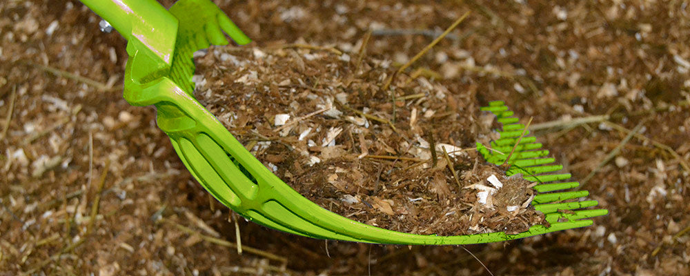 Mestvork zonder steel Limegroen