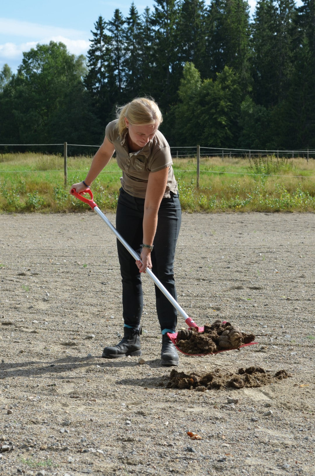 Mestvork zonder steel Zwart