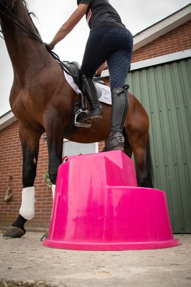 Excellent Horse Opstaphulp 3 Treden Roze
