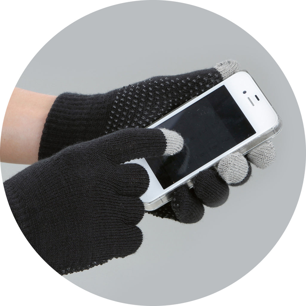 Rijhandschoen Magic Touch zwart 1size4all