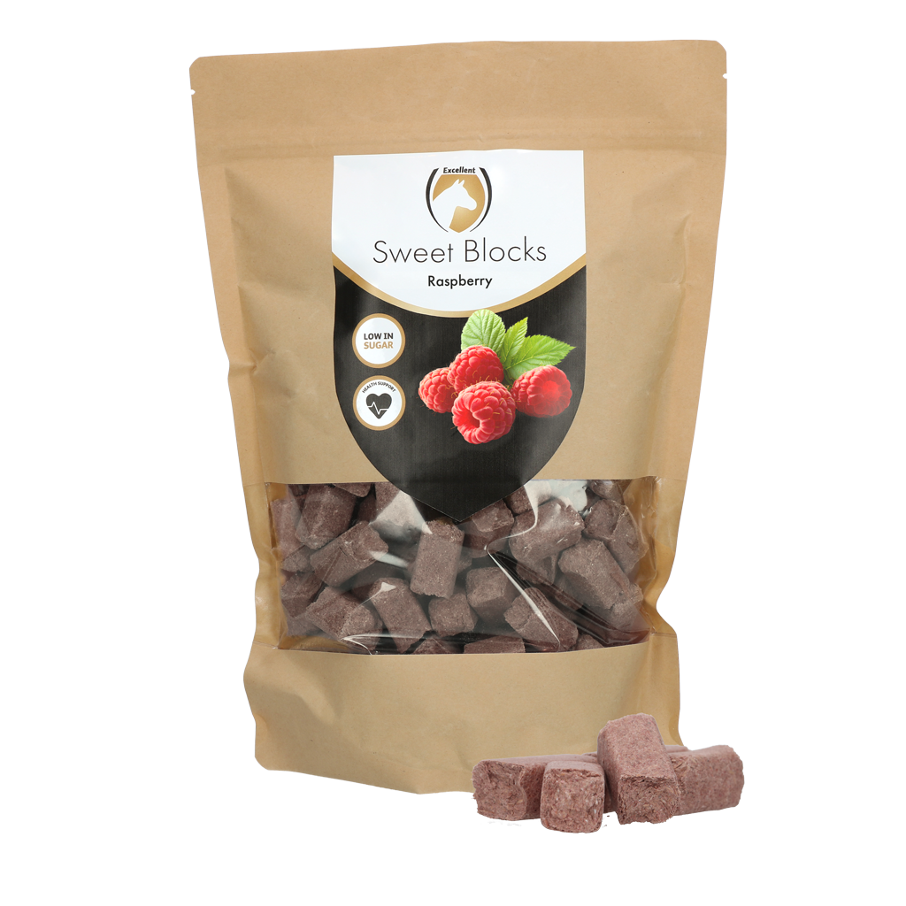 Excellent Horse Sweet Blocks Raspberry 1 kg