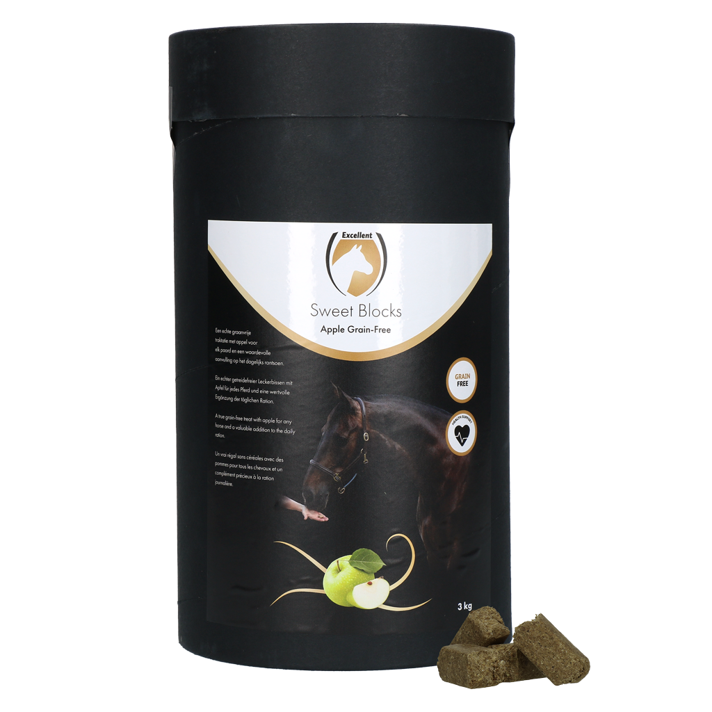 Excellent Horse Sweet Blocks Grain-Free Apple 3 kg
