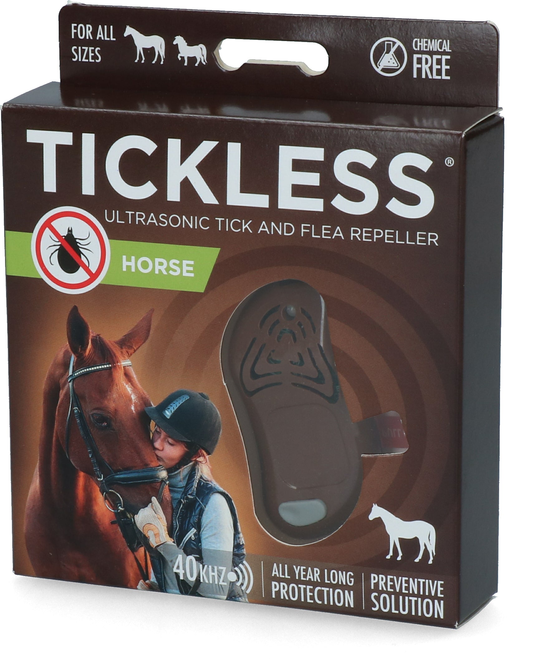 Tickless Horse minimaal 6 maanden bescherming Bruin